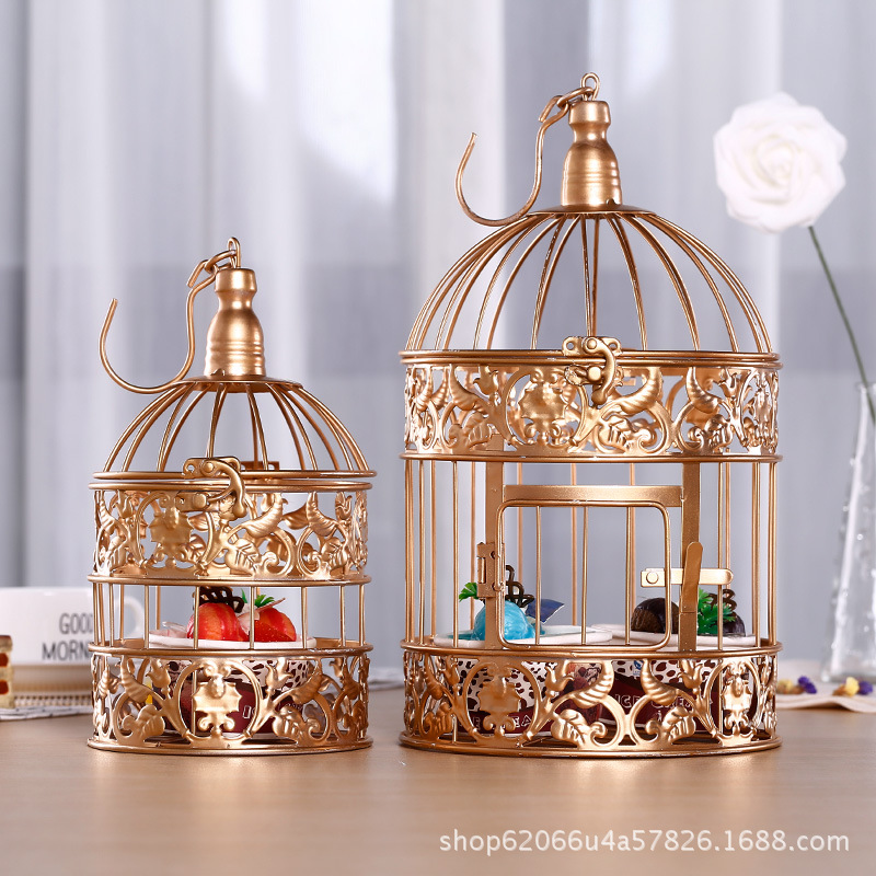 Metal Bird Cage Cupcake Cake Stand